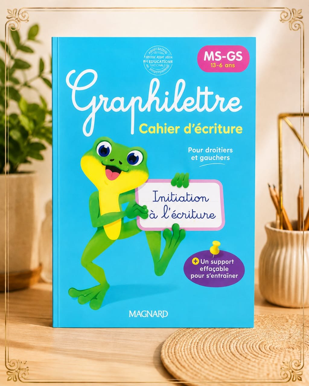Graphilettre cahier d'écriture :MS-GS