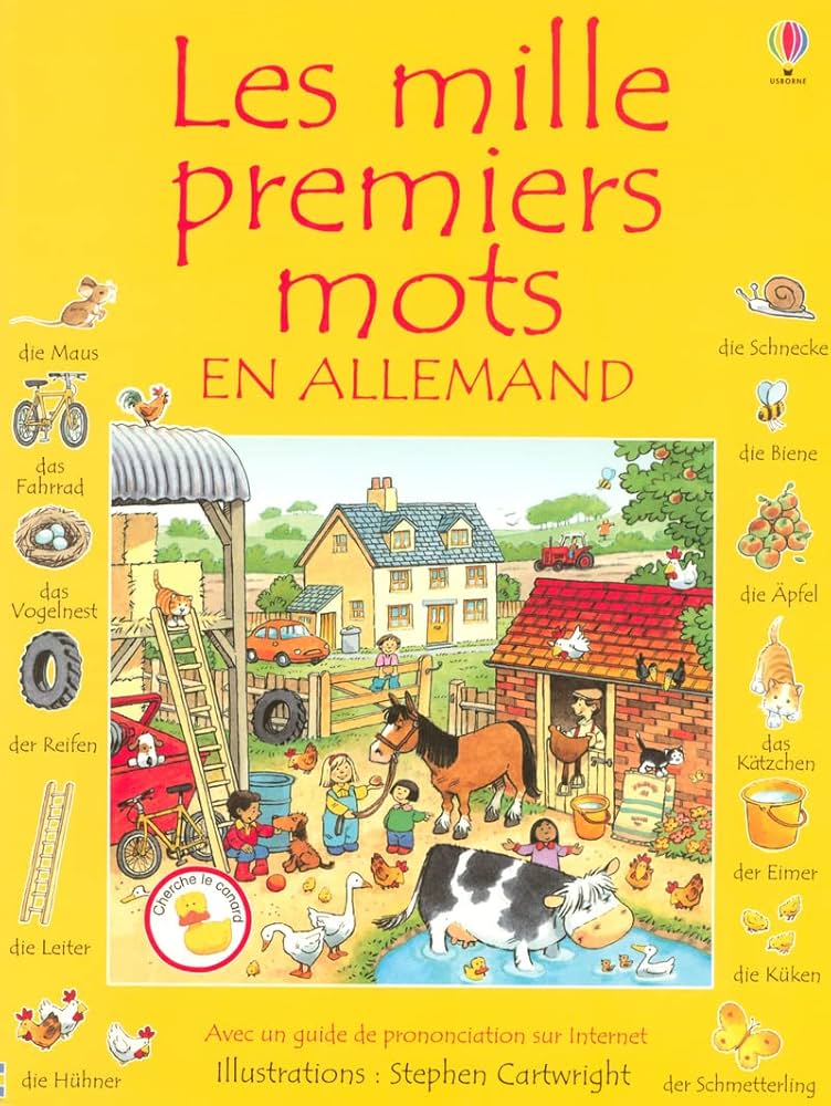 LES MILLE PREMIERS MOTS EN ALLEMAND