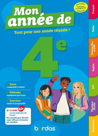 Mon année de : 4e ; Toutes les matières