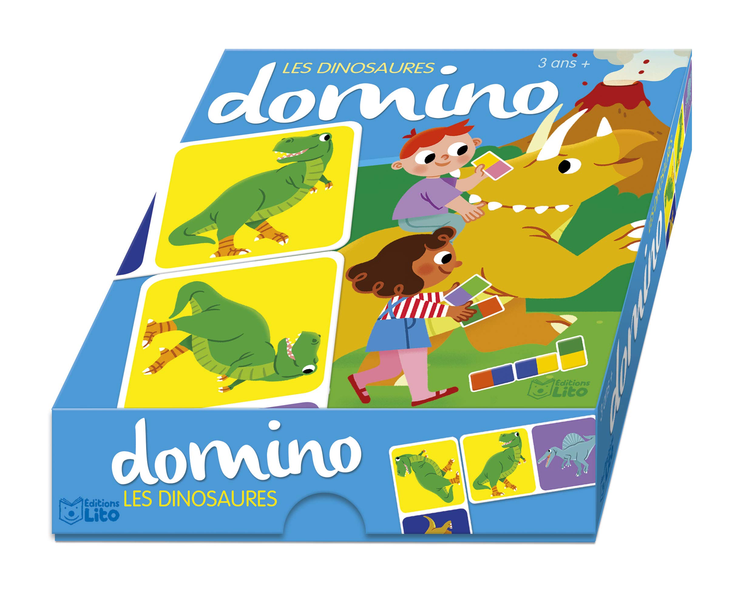 Ma boîte à jeux : Domino - Les dinosaures