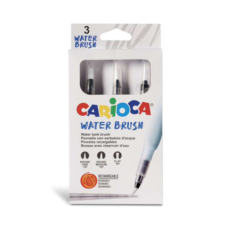 Piceaux Rechargeables Water Brush - 3 Pcs