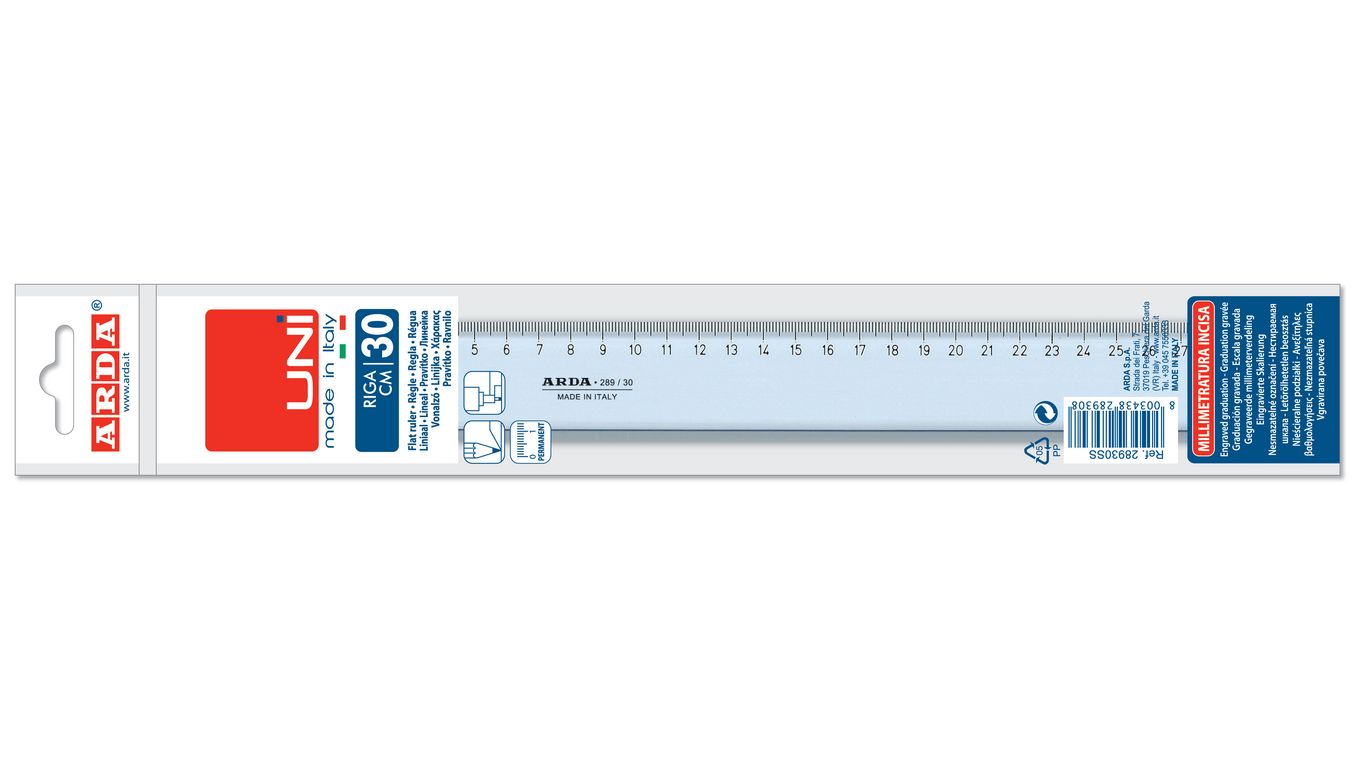 ARDA Règle UNI 30cm