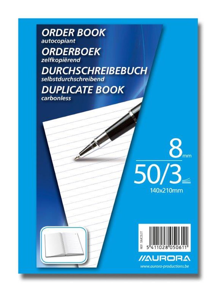 Orderbook Aurora 140x210mm