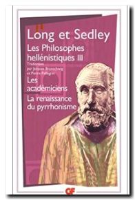 long et sedley les philosophes helléniques III