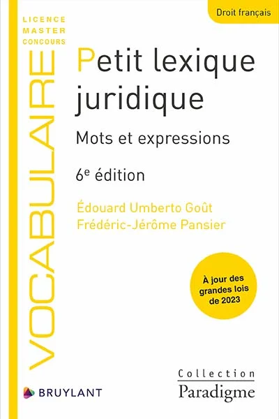 Petit lexique juridique