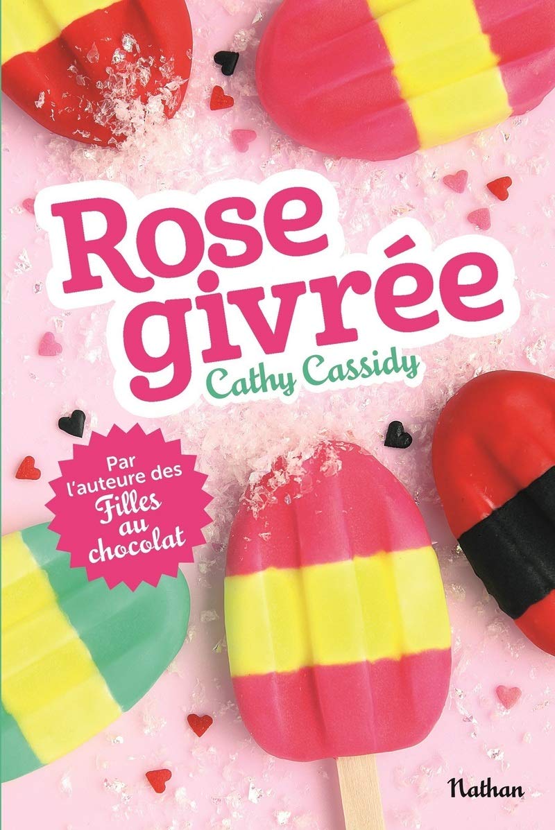 Rose givrée Broché