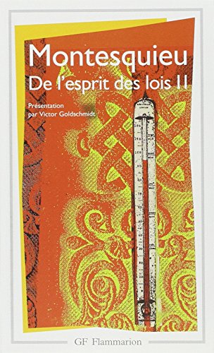De l'esprit des lois II