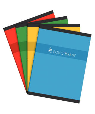 Cahier conquérant petit format 200 pages