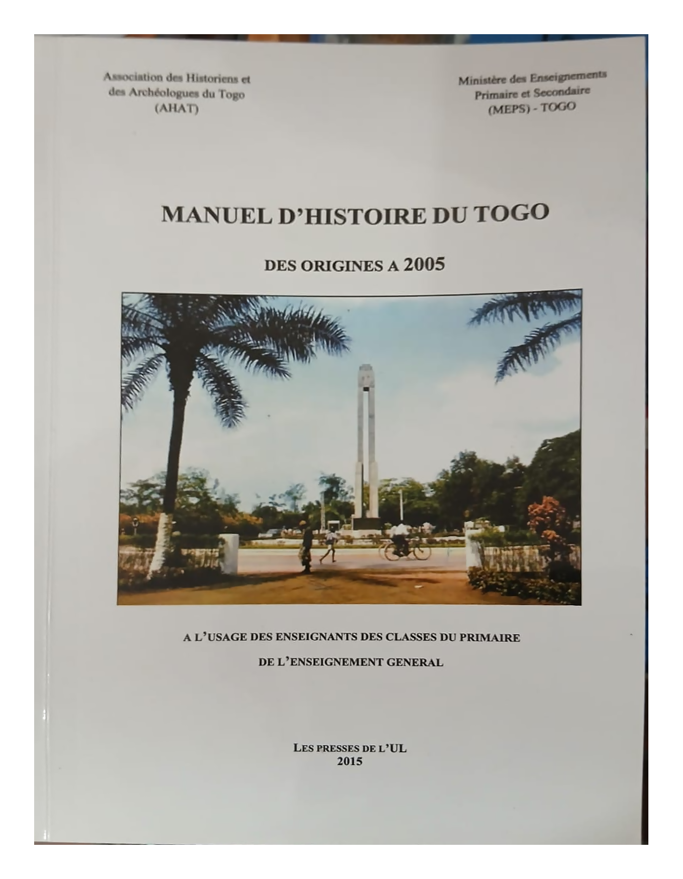 Manuel d'histoire du Togo